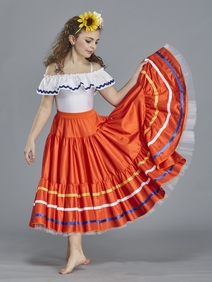 Costume tarantella bambina top